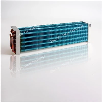 Internal Threaded Refrigeration Copper Tube Fin Evaporator